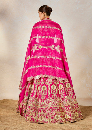 Rani Pink Dilli 6 Lehenga Set by House Of Masaba available on Indiaspopup