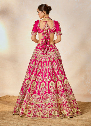 Rani Pink Dilli 6 Lehenga Set by House Of Masaba available on Indiaspopup