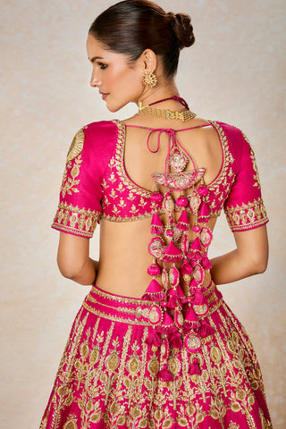Rani Pink Dilli 6 Lehenga Set by House Of Masaba available on Indiaspopup