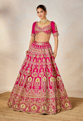 Rani Pink Dilli 6 Lehenga Set by House Of Masaba available on Indiaspopup