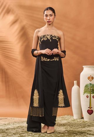 Kala-Khatta Corset And Skirt Set by House Of Masaba available on Indiaspopup.com