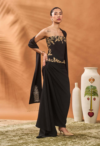 Kala-Khatta Corset And Skirt Set by House Of Masaba available on Indiaspopup.com