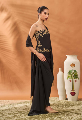 Kala-Khatta Corset And Skirt Set by House Of Masaba available on Indiaspopup.com