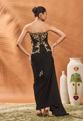 Kala-Khatta Corset And Skirt Set by House Of Masaba available on Indiaspopup.com