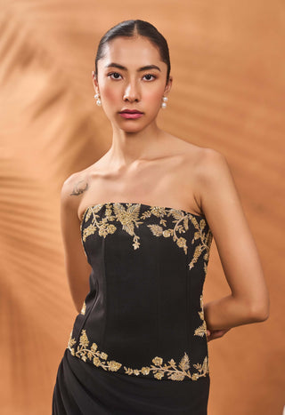 Kala-Khatta Corset And Skirt Set by House Of Masaba available on Indiaspopup.com