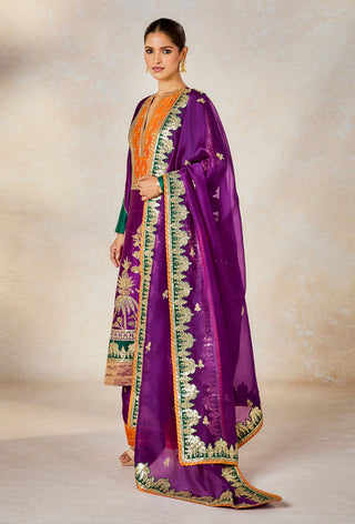 Purple jamun cooler kurta set