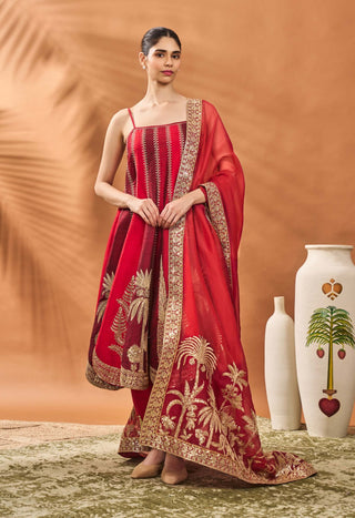 Anar Bagh Anarkali Set by House Of Masaba available on Indiaspopup.com