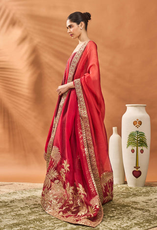 Anar Bagh Anarkali Set by House Of Masaba available on Indiaspopup.com