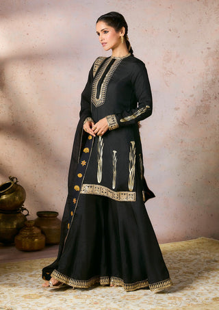 Blace Whispering Lily Sharara Set by House Of Masaba, available on Indiaspopup.com