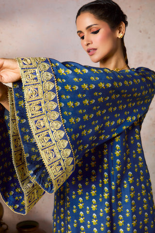 Blue Pixie Dust Tunic And Pants by House Of Masaba, available on Indiaspopup.com