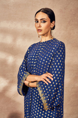 Blue Palmscape Kaftan by House Of Masaba, available on Indiaspopup.com