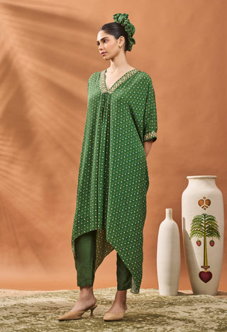 Green Tree Of Hearts Tunic And Pants by House Of Masaba available on Indiaspopup.com
