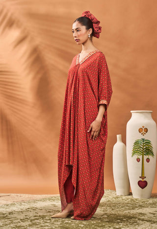 Rust Tree Of Hearts Tunic And Pants by House Of Masaba available on Indiaspopup.com
