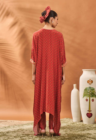 Rust Tree Of Hearts Tunic And Pants by House Of Masaba available on Indiaspopup.com