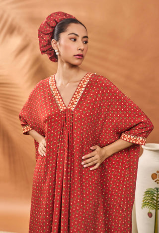 Rust Tree Of Hearts Tunic And Pants by House Of Masaba available on Indiaspopup.com