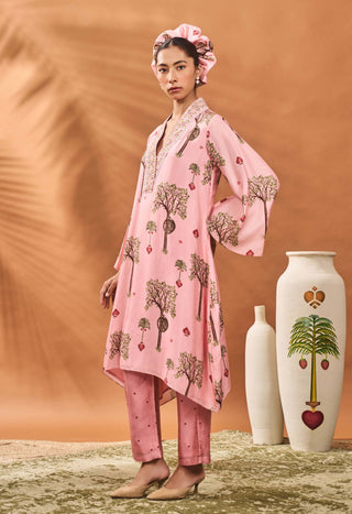 Pink Wildscape Tunic And Pants by House Of Masaba available on Indiaspopup.com