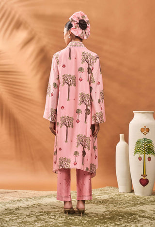 Pink Wildscape Tunic And Pants by House Of Masaba available on Indiaspopup.com