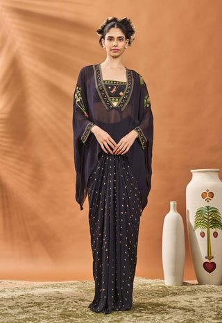 Ace Of Clubs Fusion Top And Skirt Set by House Of Masaba available on Indiaspopup.com