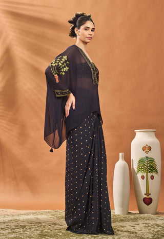Ace Of Clubs Fusion Top And Skirt Set by House Of Masaba available on Indiaspopup.com