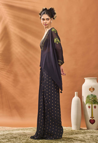 Ace Of Clubs Fusion Top And Skirt Set by House Of Masaba available on Indiaspopup.com