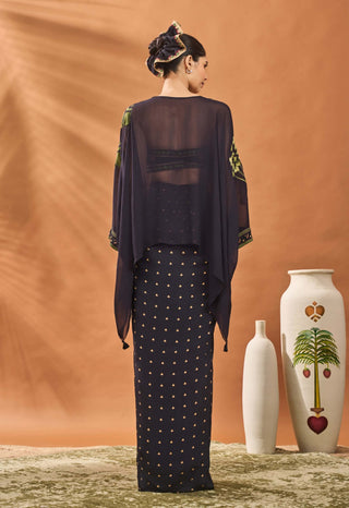 Ace Of Clubs Fusion Top And Skirt Set by House Of Masaba available on Indiaspopup.com