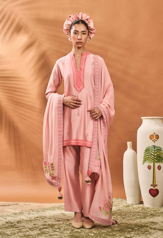 Pink Meadow Moves Kurta Set by House Of Masaba available on Indiaspopup.com
