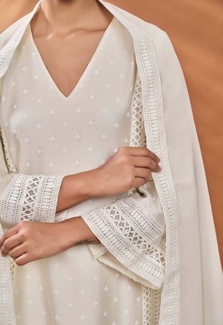 Ivory All Fours Kurta Set by House Of Masaba available on Indiaspopup.com