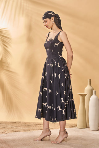 Woof whimsy corset dress