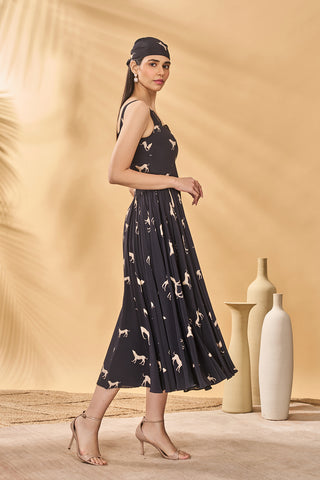 Woof whimsy corset dress