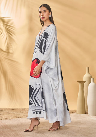 White noise kaftan