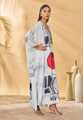 White noise kaftan