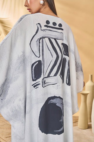 White noise kaftan