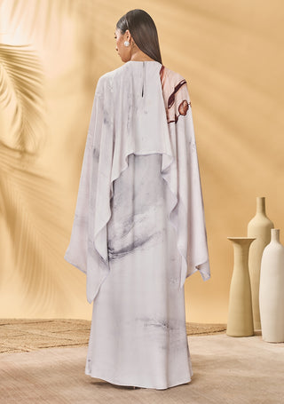 Moon and mist cape kaftan