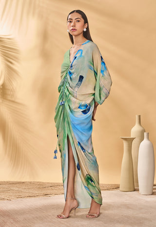 Whirl wind cinched kaftan