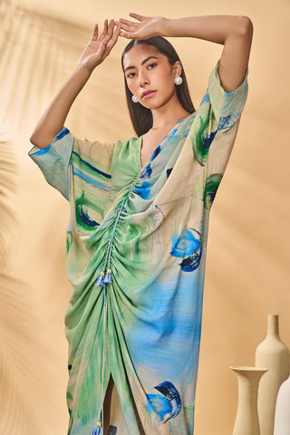 Whirl wind cinched kaftan