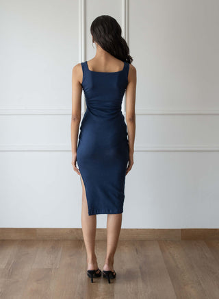 Meko Studio-Blue Andrea Dress-INDIASPOPUP.COM