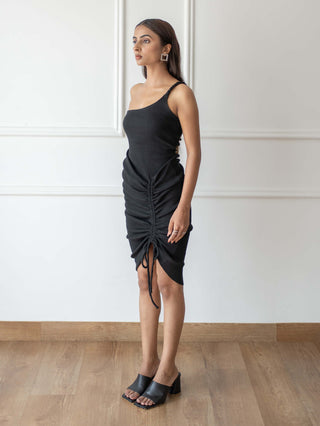 Meko Studio-Black Sara Dress-INDIASPOPUP.COM