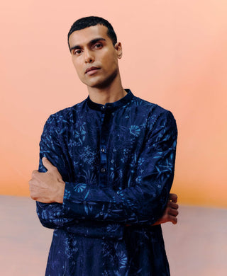 Kane blue kurta and pants