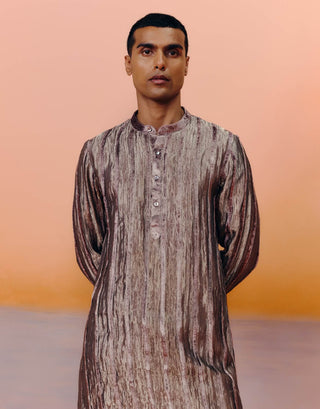 Otto rose brown kurta and pants