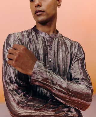 Otto rose brown kurta and pants