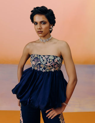 Maeve flared pants and bubble top