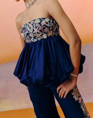 Maeve flared pants and bubble top