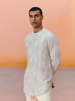 Vitor ivory shirt and pants
