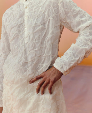 Remy ivory kurta and pants