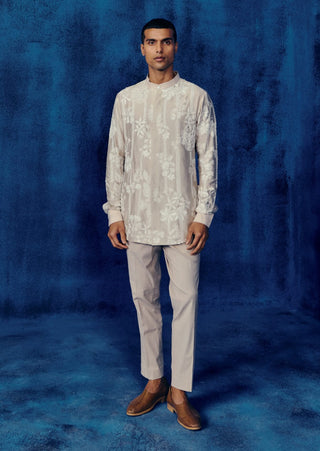 Vitor champagne shirt and pants