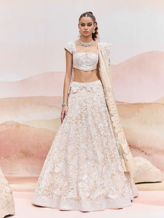 Gold itea lehenga set