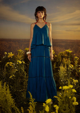 Blue Versatile Vogue Dress by Nirmooha available on Indiaspopup