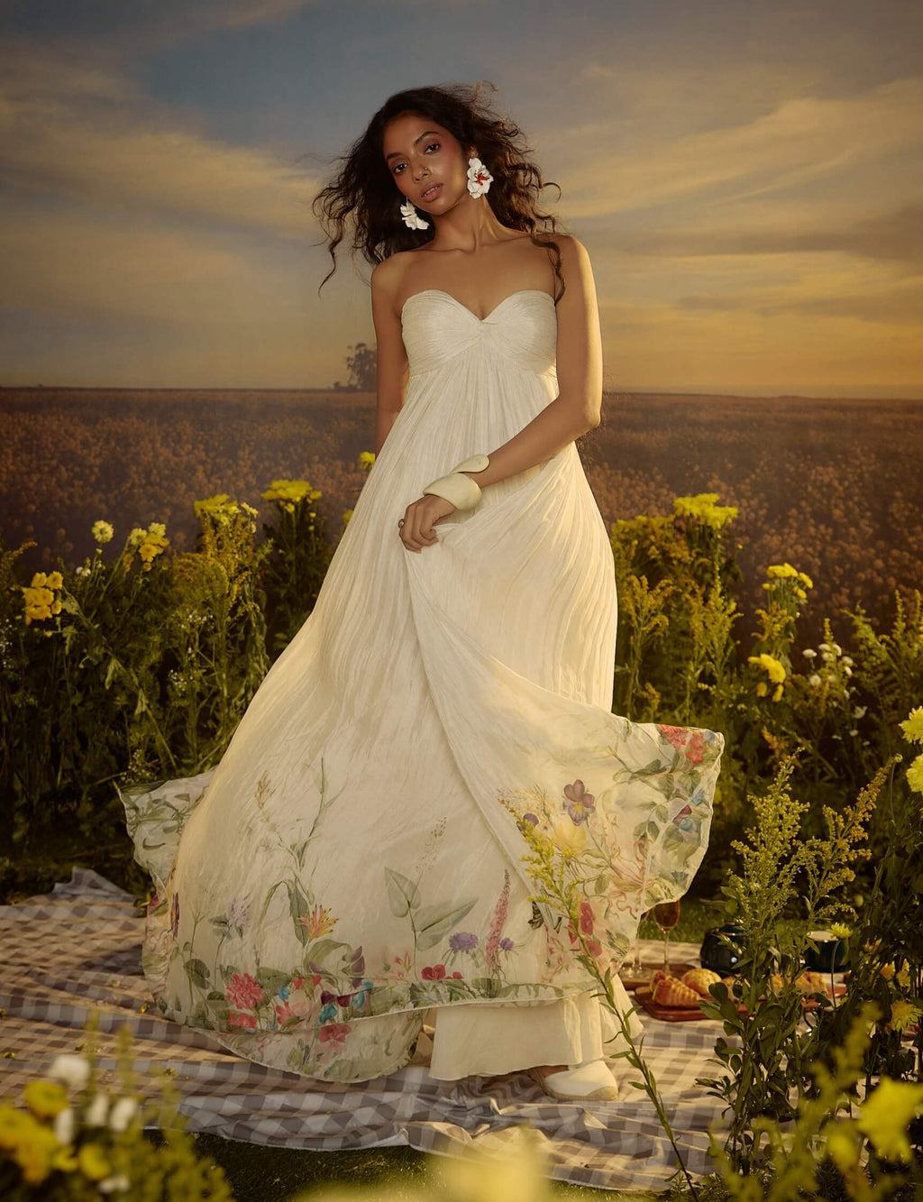 Neesha Dress in White