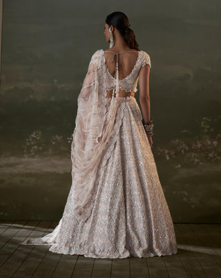 Nitika Gujral Blush Pink Lehenga Choli Set available on indiaspopup