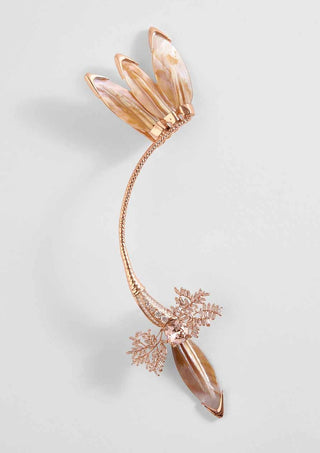 Outhouse-Rose Gold Serefina Couture Earcuff-INDIASPOPUP.COM
